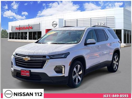 Summit White 2023 Chevrolet Traverse LT Leather