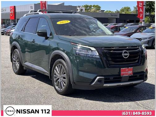 Green Pearl 2023 Nissan Pathfinder SL 4WD