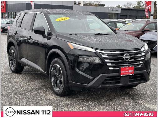 Super Black 2025 Nissan Rogue SV