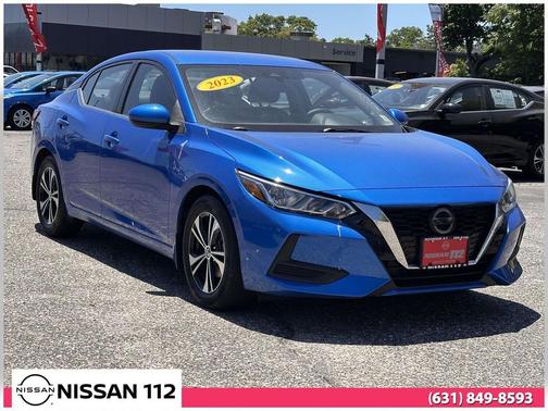 Electric Blue Metallic 2023 Nissan Sentra SV