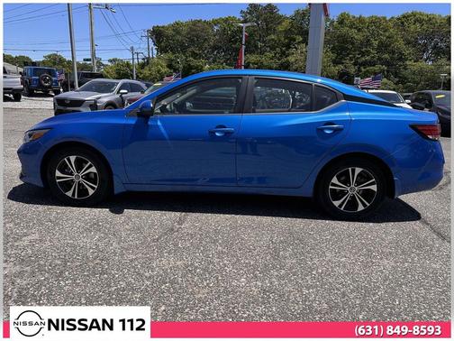 Electric Blue Metallic 2023 Nissan Sentra SV