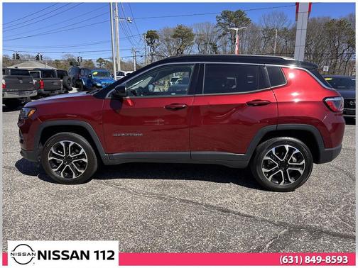 Velvet Red Pearlcoat 2022 Jeep Compass Limited