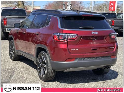 Velvet Red Pearlcoat 2022 Jeep Compass Limited