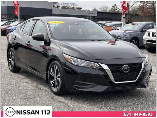 Super Black 2021 Nissan Sentra SV