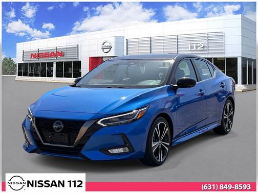 Electric Blue Metallic/Super Black 2023 Nissan Sentra SR