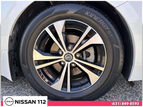 Aspen White Tricoat 2021 Nissan Sentra SV