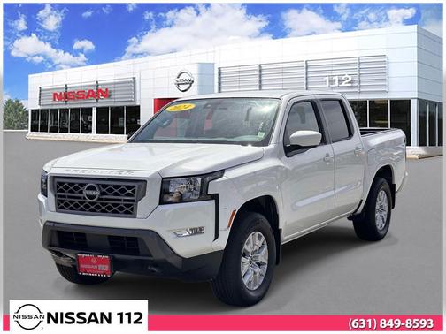 Glacier White 2024 Nissan Frontier SV