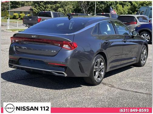 Gravity Gray 2021 Kia K5 EX
