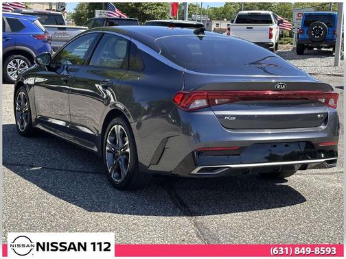 Gravity Gray 2021 Kia K5 EX