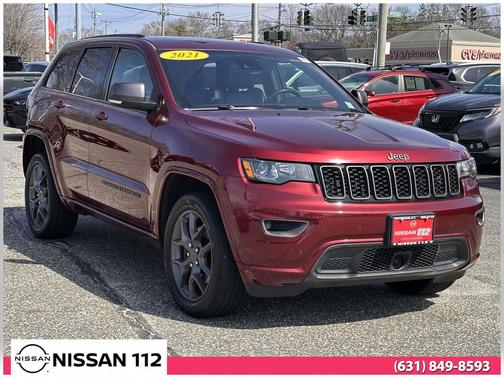 Velvet Red Pearlcoat 2021 Jeep Grand Cherokee 80th Anniversary 4x4