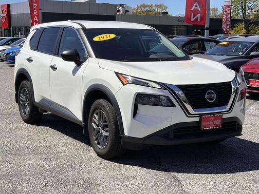 Glacier White 2021 Nissan Rogue S