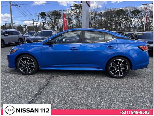 Electric Blue Metallic 2025 Nissan Sentra SR