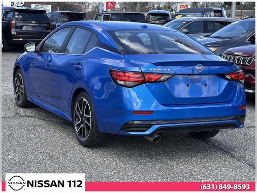Electric Blue Metallic 2025 Nissan Sentra SR