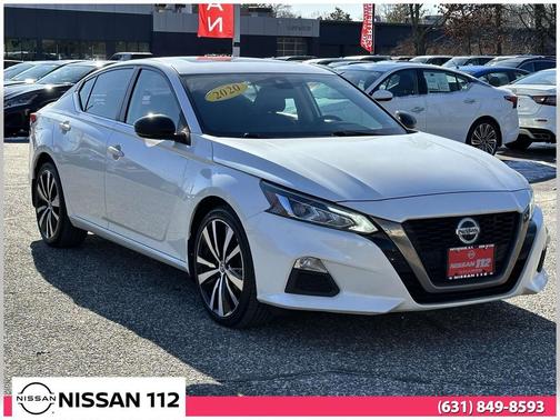 Pearl White Tricoat 2020 Nissan Altima SR Intelligent AWD