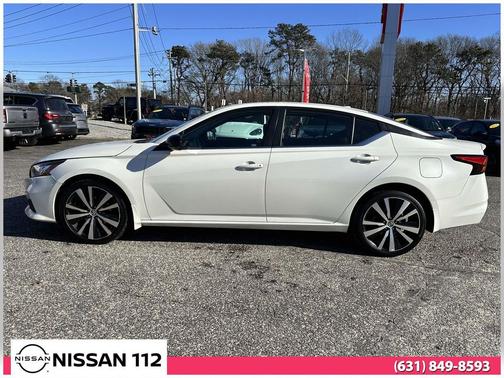 Pearl White Tricoat 2020 Nissan Altima SR Intelligent AWD