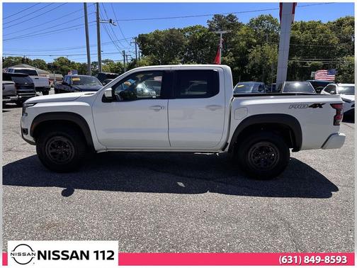 Glacier White 2026 Nissan Frontier PRO-4X