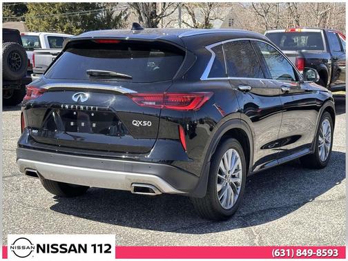 Black Obsidian 2023 INFINITI QX50 LUXE AWD