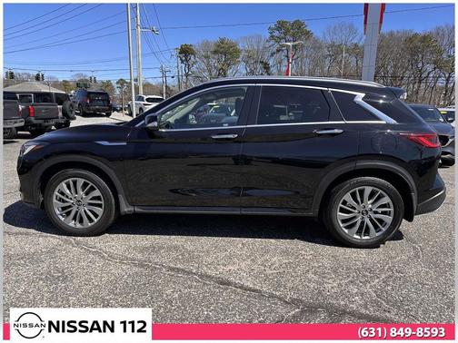 Black Obsidian 2023 INFINITI QX50 LUXE AWD