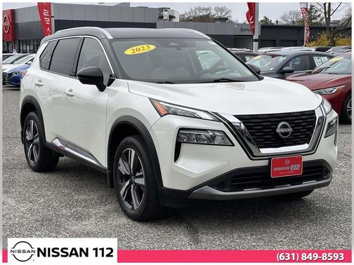 Pearl White 2023 Nissan Rogue SL
