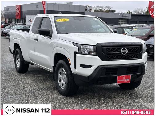 Glacier White 2023 Nissan Frontier S