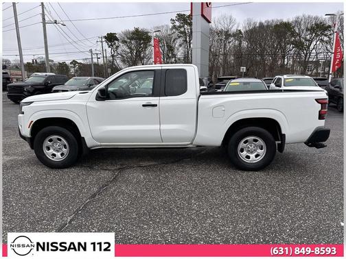 Glacier White 2023 Nissan Frontier S