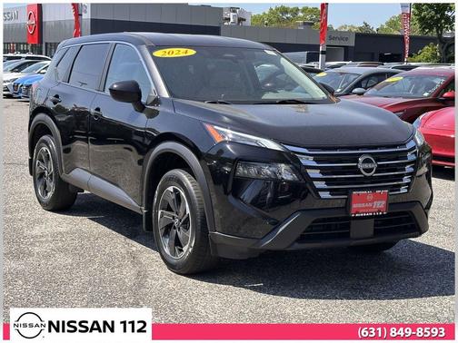 Super Black 2024 Nissan Rogue SV