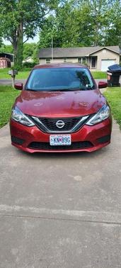 Red 2017 Nissan Sentra SV