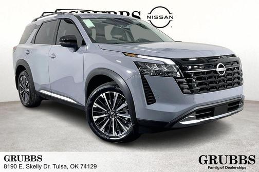 Boulder Gray Metallic 2026 Nissan Pathfinder Platinum
