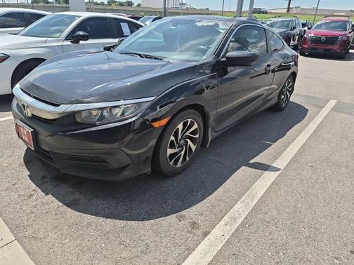 Black 2016 Honda Civic LX