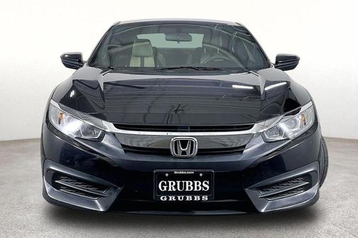 Black 2016 Honda Civic LX
