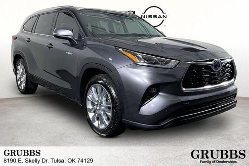 Magnetic Gray Metallic 2021 Toyota Highlander Hybrid Limited