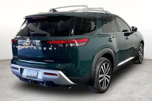 Obsidian Green Pearl 2025 Nissan Pathfinder Platinum