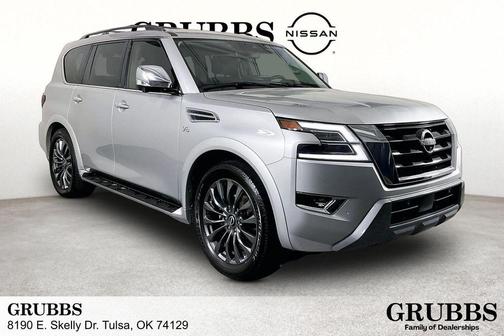 Brilliant Silver Metallic 2021 Nissan Armada Platinum
