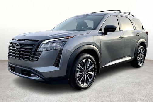 Gun Metallic 2026 Nissan Pathfinder Platinum