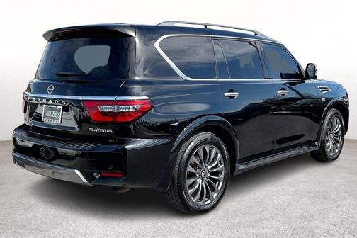 Super Black 2021 Nissan Armada Platinum