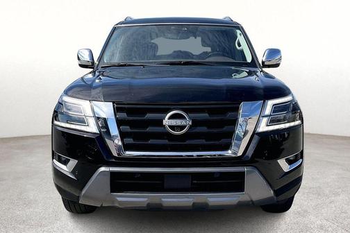 Super Black 2021 Nissan Armada Platinum