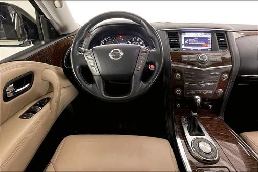 White 2019 Nissan Armada Platinum