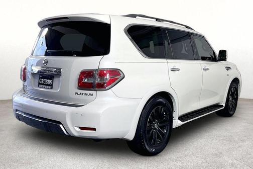 White 2019 Nissan Armada Platinum