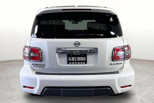 White 2019 Nissan Armada Platinum