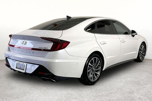 Quartz White 2021 Hyundai SONATA Limited