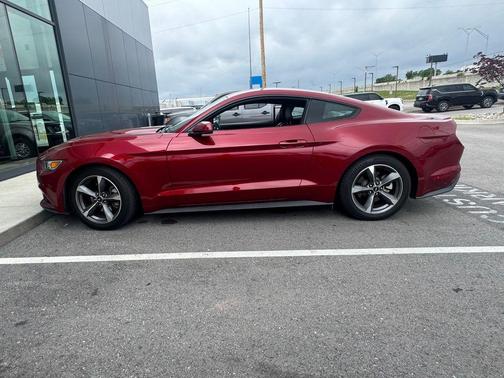 Maroon 2015 Ford Mustang EcoBoost Premium
