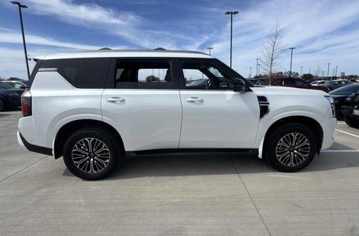 Aspen White 2025 Nissan Armada Platinum