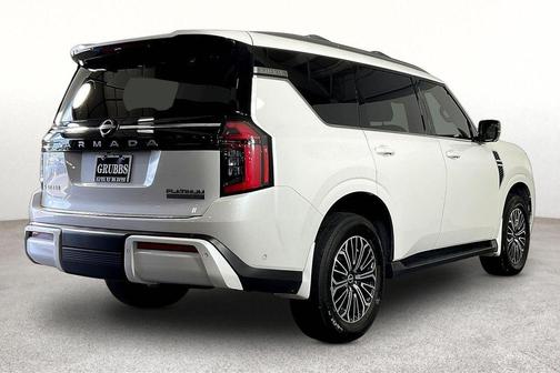 Aspen White 2025 Nissan Armada Platinum