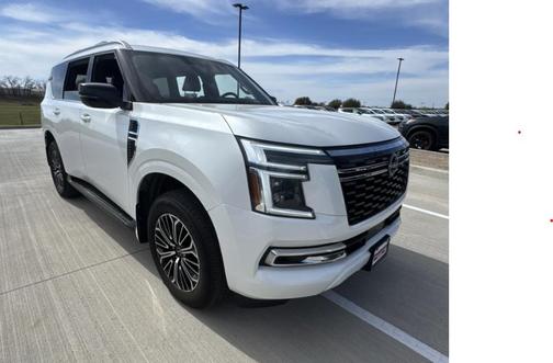 Aspen White 2025 Nissan Armada Platinum