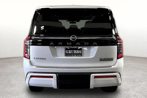 Aspen White 2025 Nissan Armada Platinum