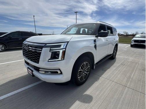 Aspen White 2025 Nissan Armada Platinum