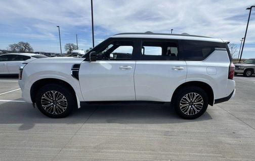 Aspen White 2025 Nissan Armada Platinum