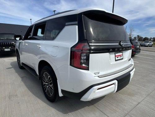 Aspen White 2025 Nissan Armada Platinum