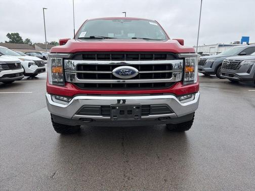 Red Metallic 2021 Ford F-150 Lariat