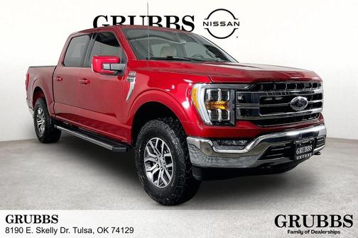 Red Metallic 2021 Ford F-150 Lariat